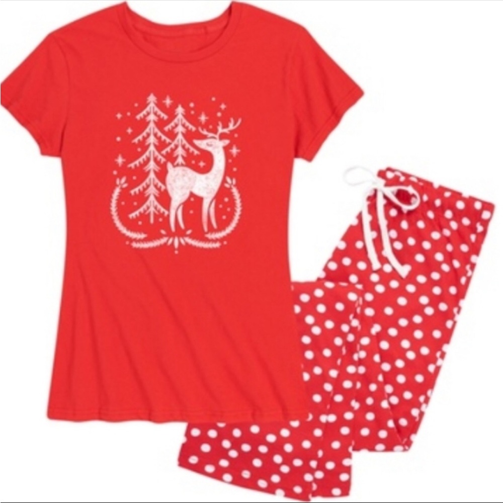 Reindeer Christmas pjs